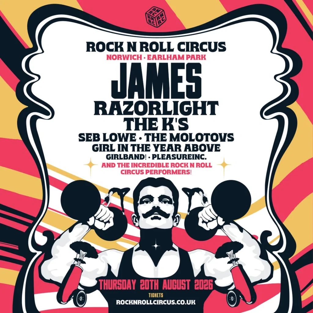 Rock N Roll Circus Returns to Norwich for Four Days of Live Music and Spectacular Circus